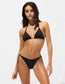 Bikini Top Triangular Riviera Notes Black