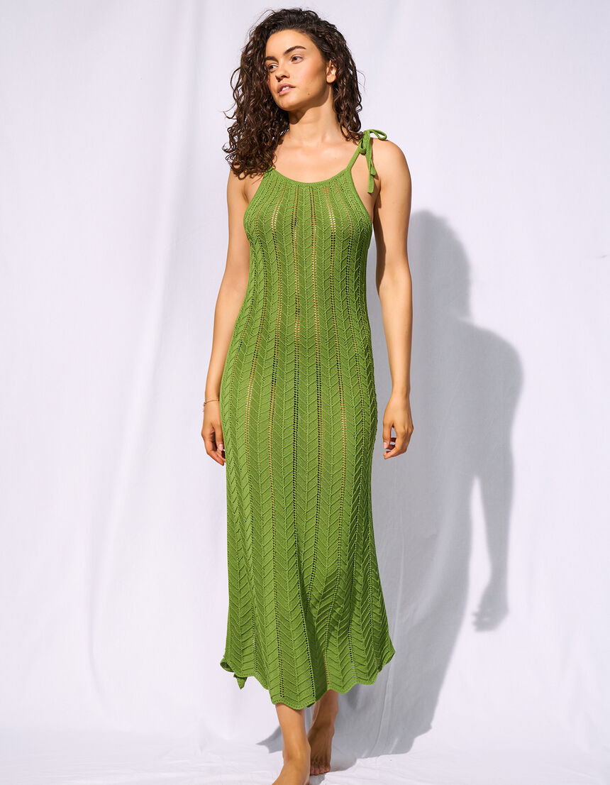 KNITTED DRESS JUNGLE - flanesyfresones