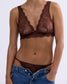 BRALETTE DARK BROWN