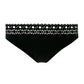 Bikini Slip Ajourage couture negro