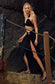 PETRA - Falda o vestido Negro - flanesyfresones