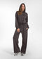 SOFT COTTON TROUSERS - BROWN