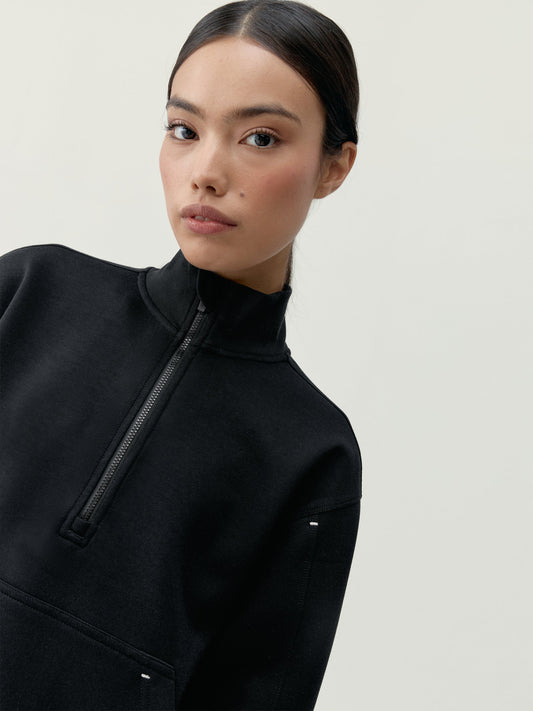 BLOOM BLACK SWEATSHIRT