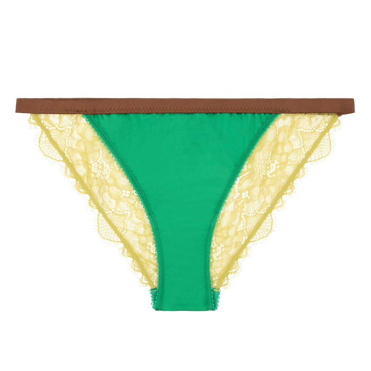 Braguita WILD ROSE verde - flanesyfresones