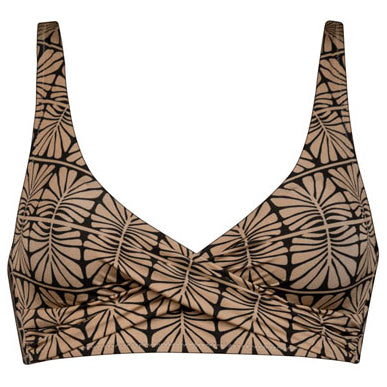 Bikini top  caramel-black