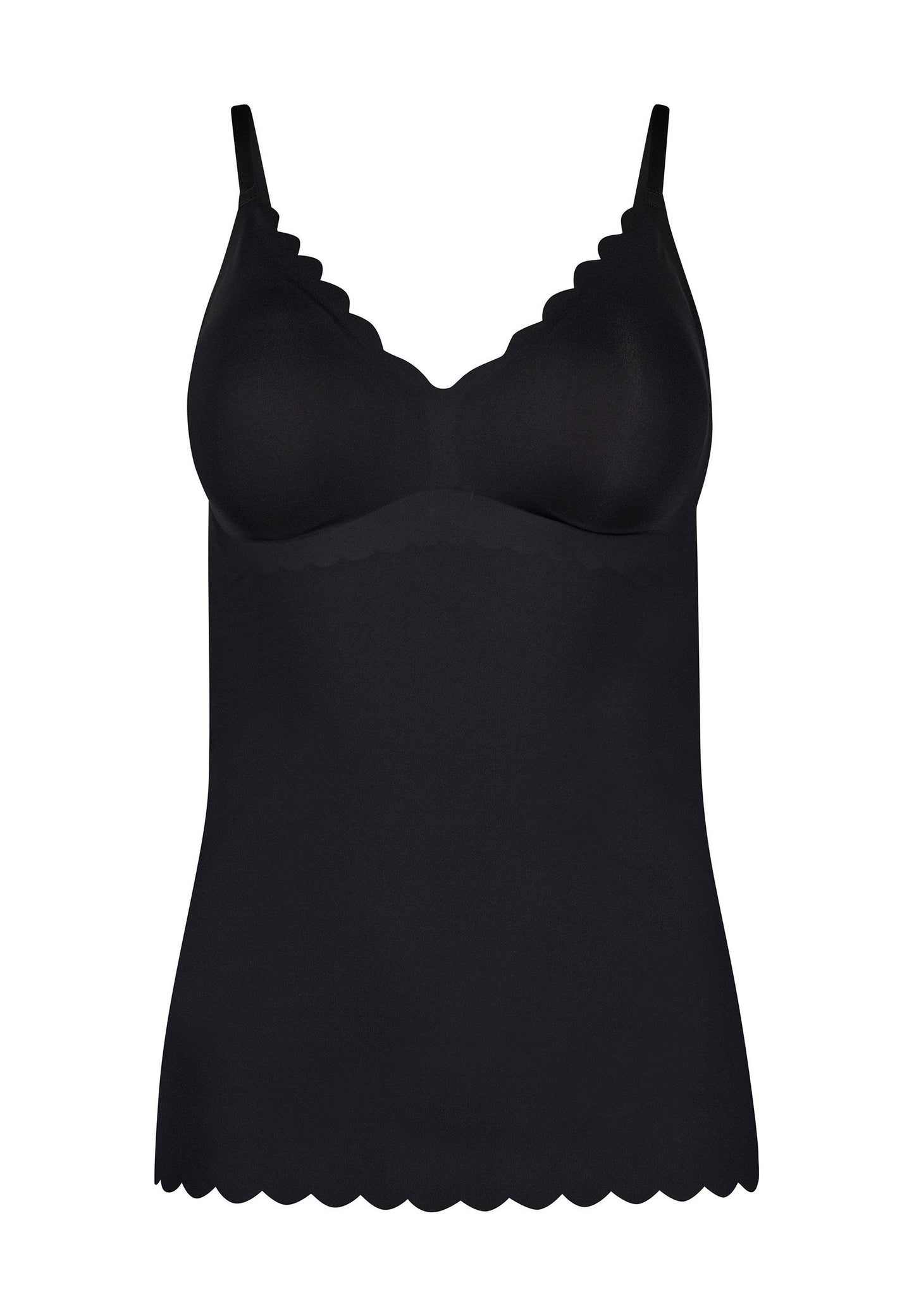 Camiseta interior moldeadora con copas extraíbles SENSATION - flanesyfresones
