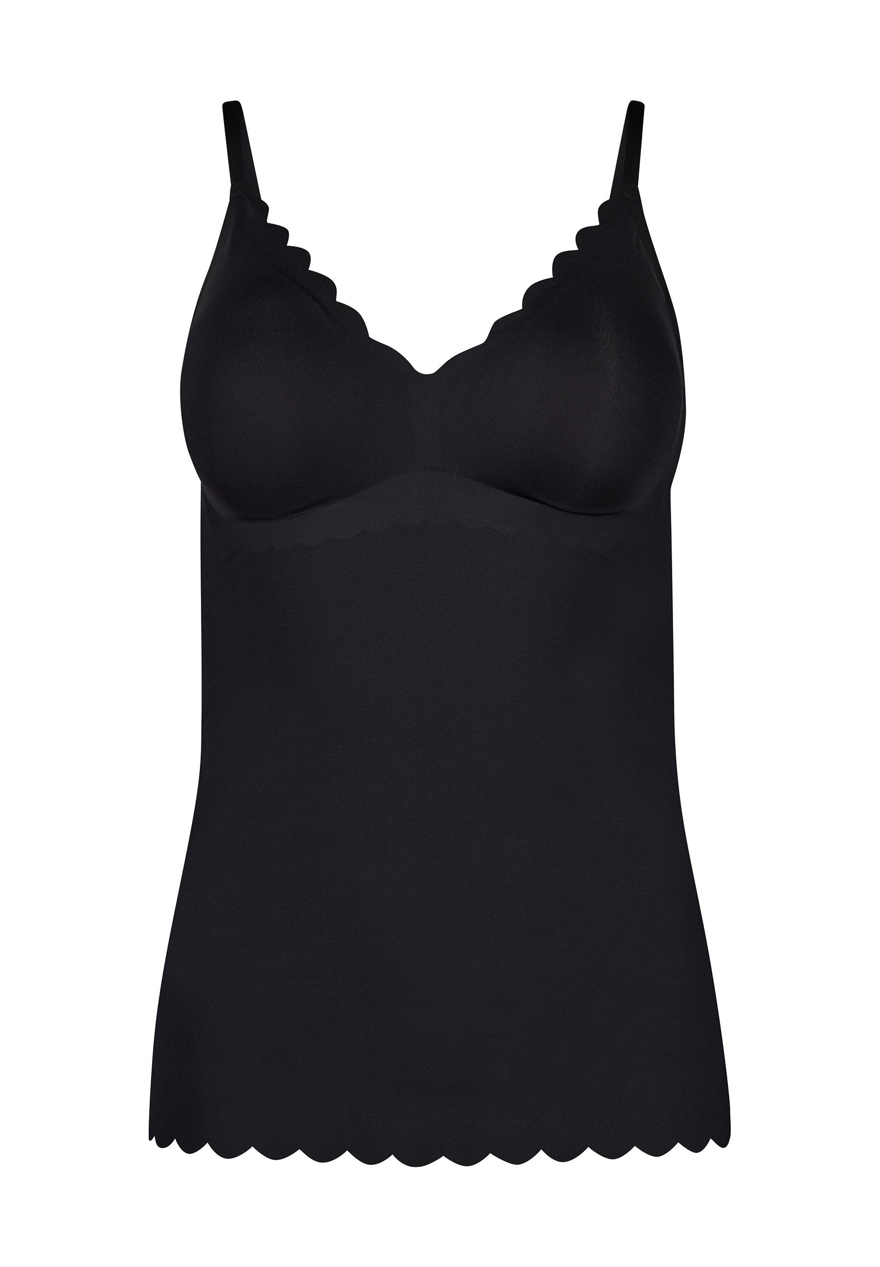 Camiseta interior moldeadora con copas extraíbles SENSATION - flanesyfresones