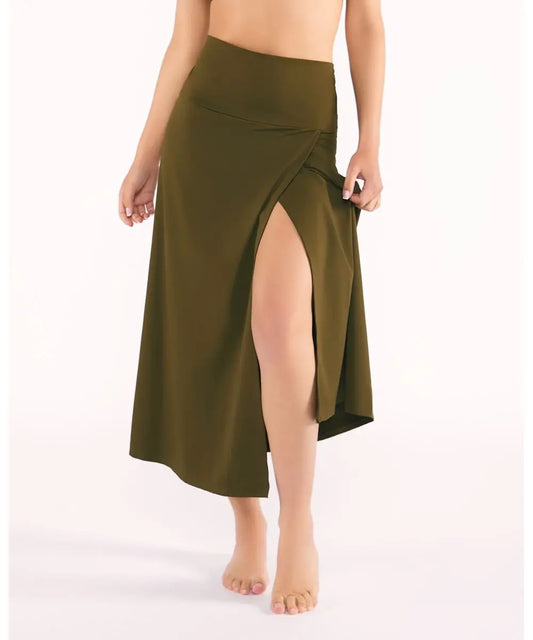 Eco falda kaki
