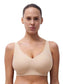 Top sin aros shimmer nude
