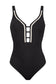 swimsuit Black Cream - flanesyfresones