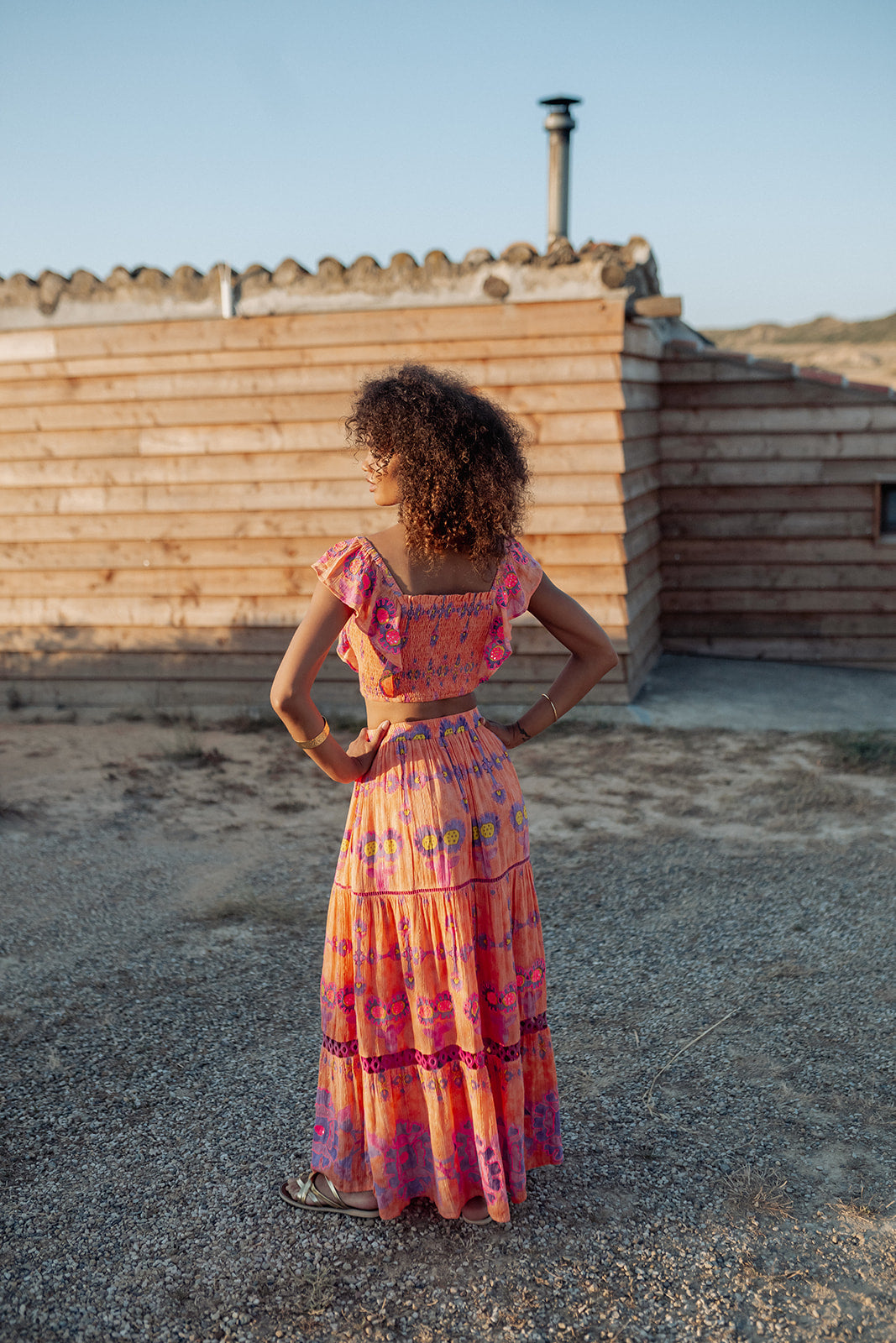 Elba Long Skirt Set - flanesyfresones