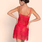 Camisón encaje rojo Désirs de Venise - flanesyfresones
