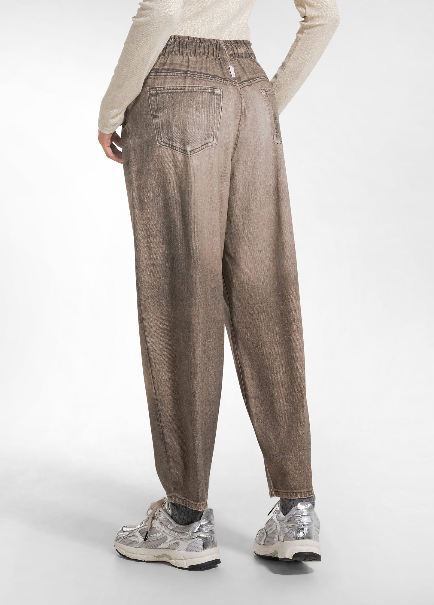 PANTALONI BALLOON STAMPA DENIM OTHER