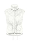 LIGHT PADDED GILET MILK WHITE