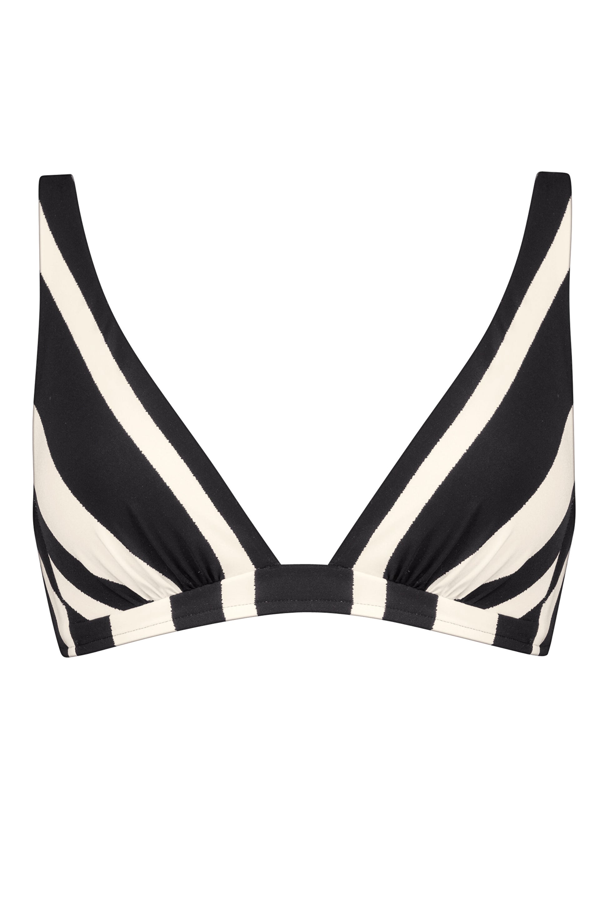 Biquini top Black Cream - flanesyfresones
