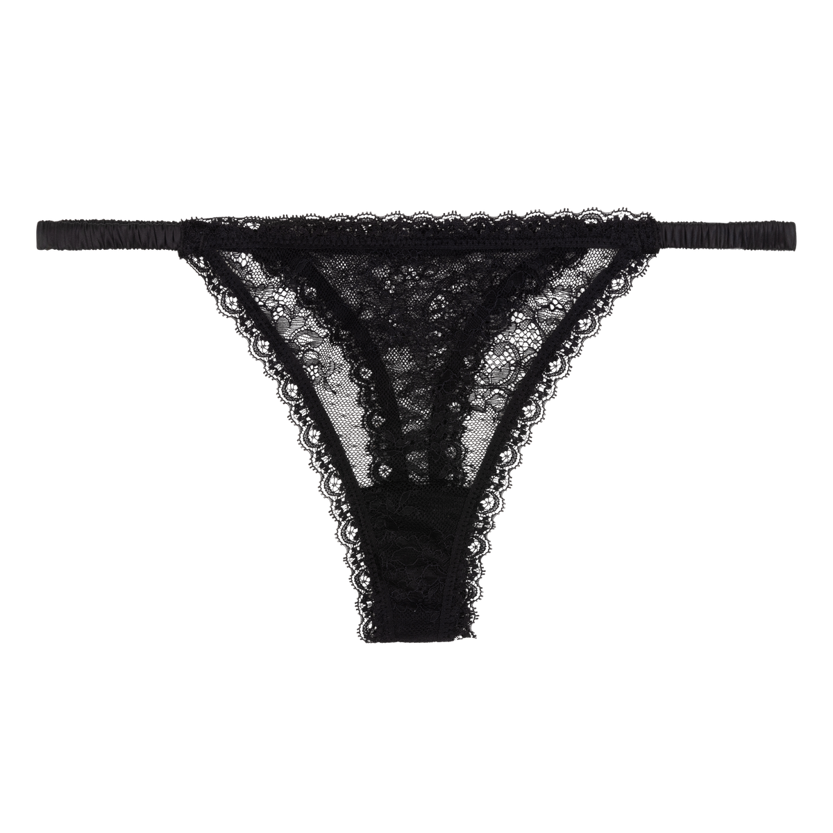 Tanga negro encaje