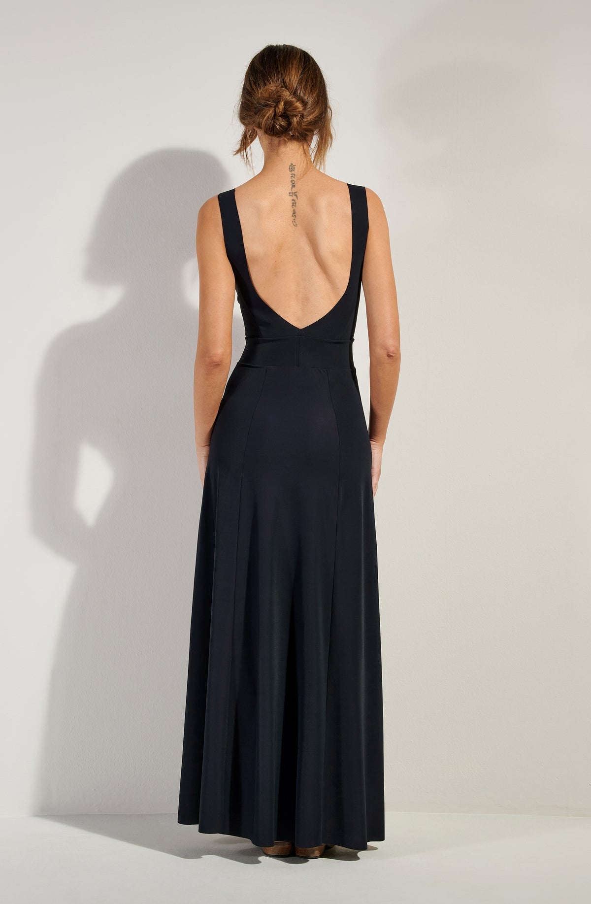 RALIA - Vestido Negro - flanesyfresones