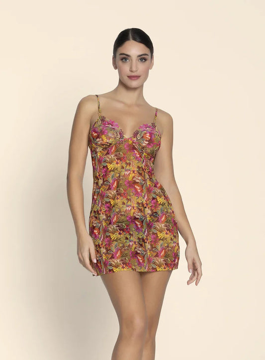 Camisón floral danse des Fleurs - flanesyfresones