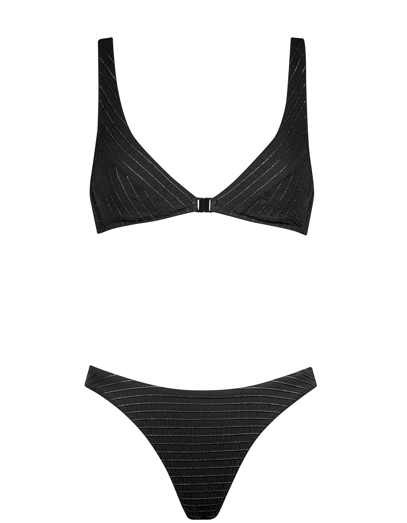 Braga Biquini black-silver - flanesyfresones