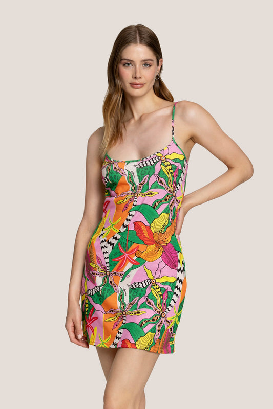 Vestido tropical