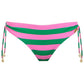 Braga Biquini pink-green - flanesyfresones