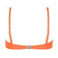 Bikini bandeau naranja ajourage couture - flanesyfresones