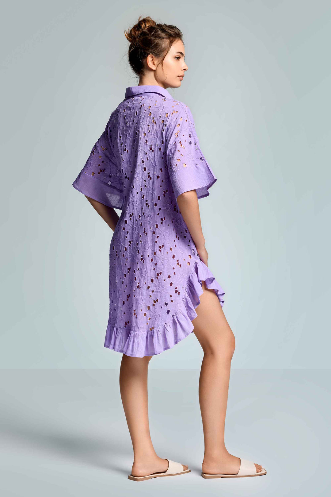 Emily Shirt Dress - LILAC - flanesyfresones