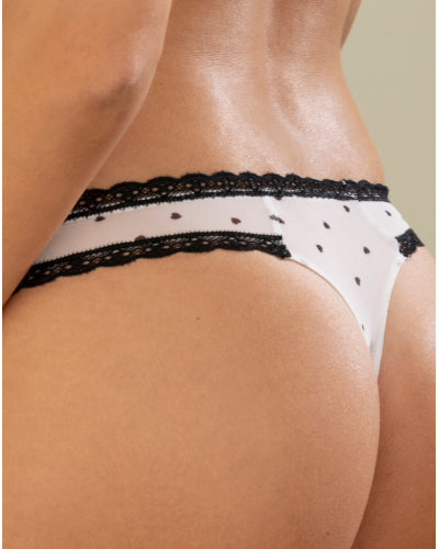 TANGA  TOPOS COEUR DE ROCKEUSE