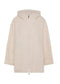 WOOLY BOUCLE' COAT CREAM