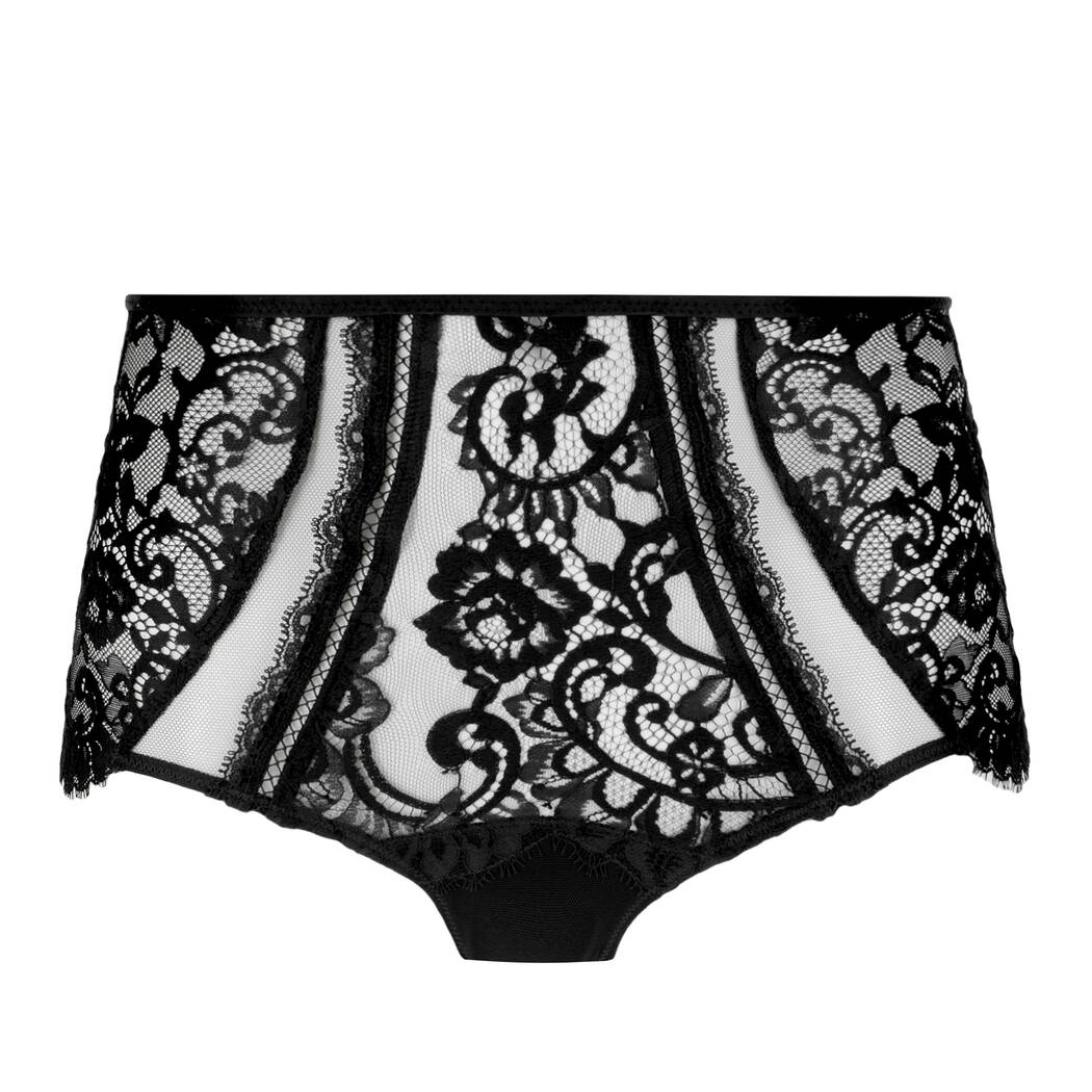 Culotte encaje negro Désirs de Venise