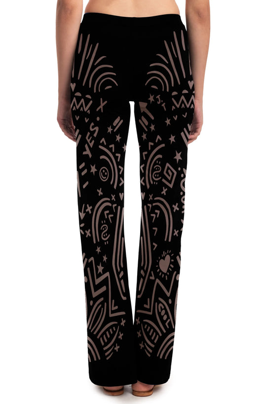 Pantalón negro  devoré