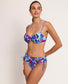 Top de Bikini azul de aros - flanesyfresones