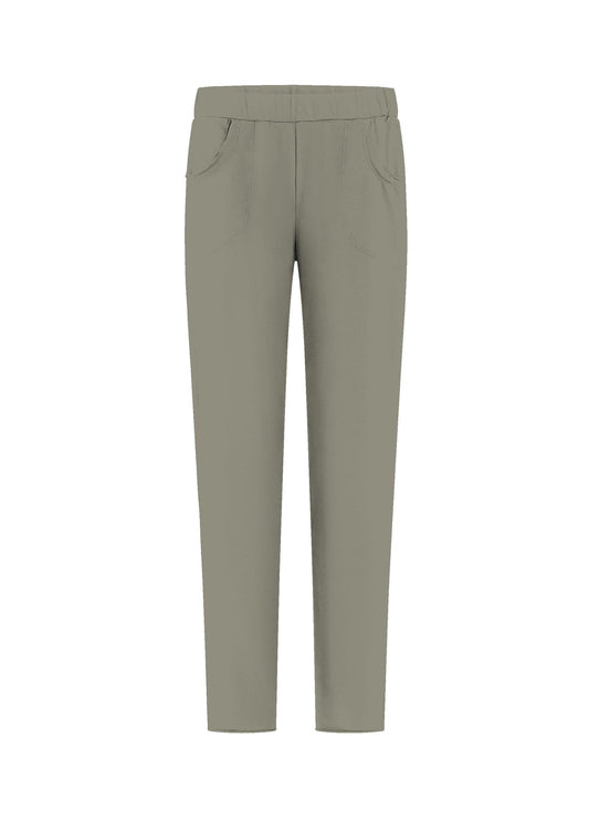 Pantalón algodón gris claro