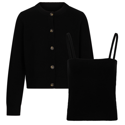 MIRANDA + CAMILLE Co-ord top Black