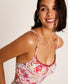 Bañador estampado rojo