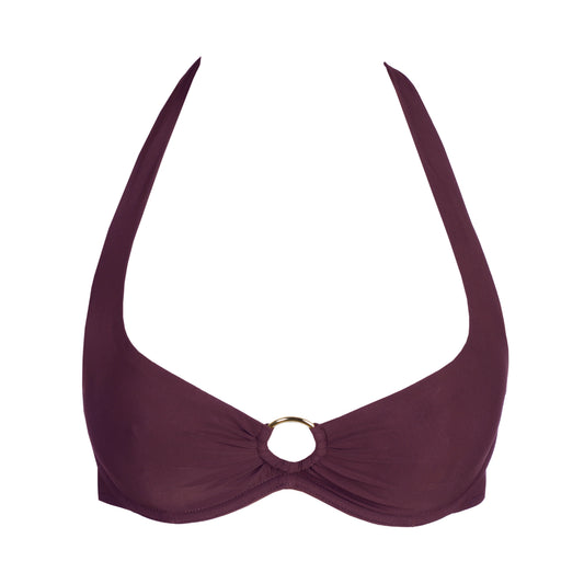 Biquini top burdeos  Lita