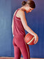 Camiseta deporte granate