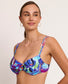 Top de Bikini azul de aros - flanesyfresones