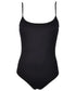 Bañador negro tirante fino Eco - flanesyfresones