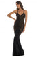 Vestido negro strass - flanesyfresones