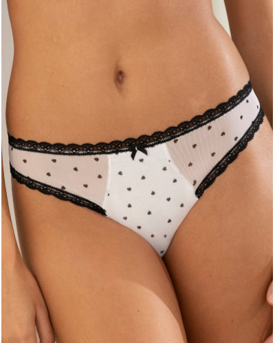 TANGA  TOPOS COEUR DE ROCKEUSE