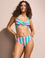 Biquini top pink-green - flanesyfresones