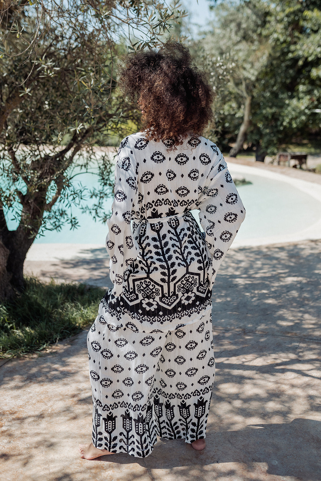 Borneo White Kimono