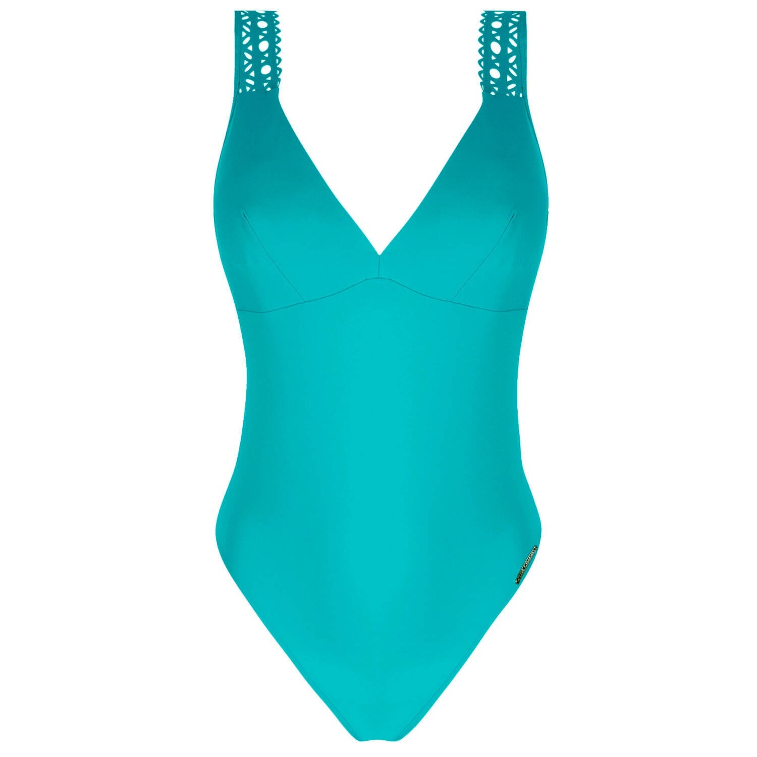 ABA6915C Bañador turquesa Ajourage couture - flanesyfresones
