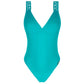 ABA6915C Bañador turquesa Ajourage couture - flanesyfresones