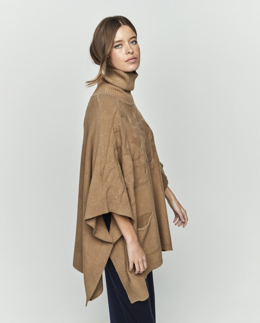 Poncho beige