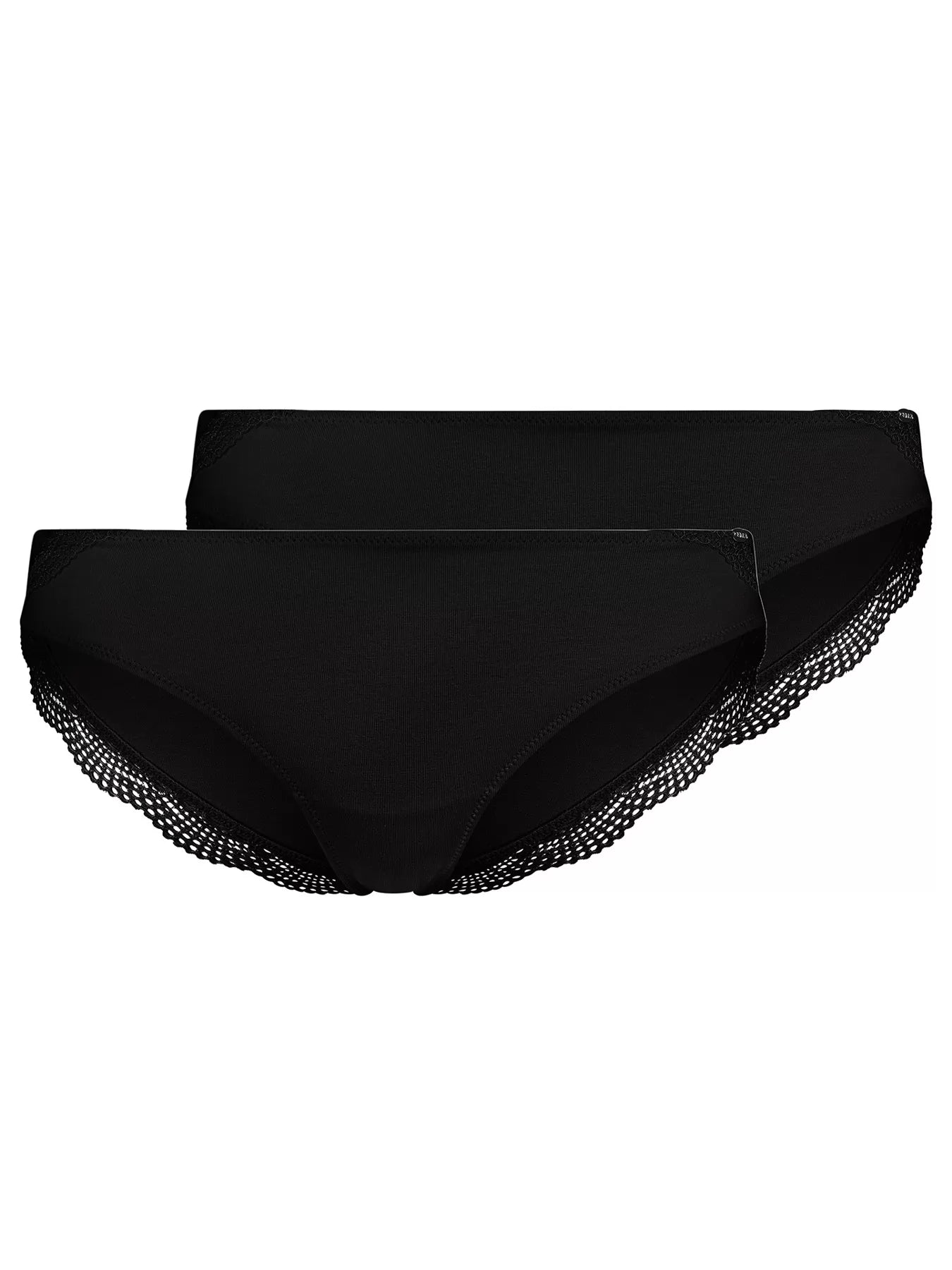 Pack de 2 braguitas de algodón premium  con detalle de encaje – confort delicado y elegancia funcional - flanesyfresones