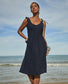 Vestido largo marino