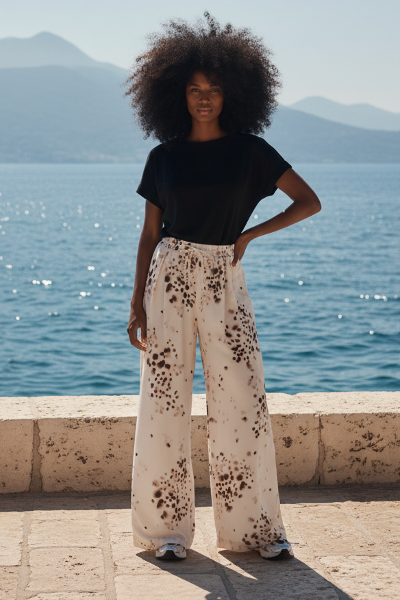 Pantalón viscosa - flanesyfresones