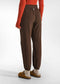 DRAWSTRING CORDUROY PANTS GLACE' BROWN